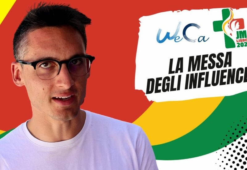 WeCa alla Messa degli influencer alla GMG con don Alberto Ravagnani