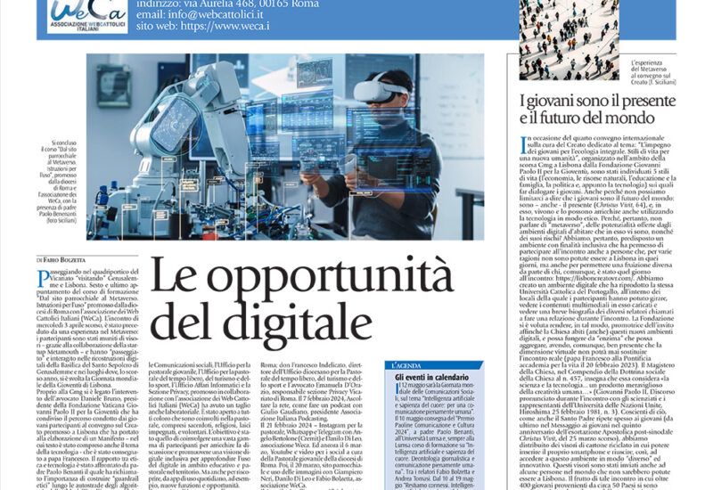 Avvenire domenica 28 aprile 2024