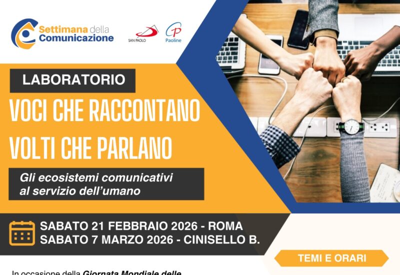 Voci che raccontano, volti che parlano. Paoline e Paolini sul tema della Giornata mondiale delle Comunicazioni Sociali 2026