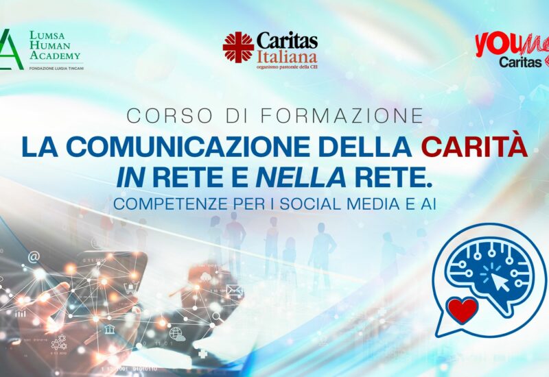Caritas e LUMSA: corso di formazione sulla comunicazione digitale e l’AI per gli under 30