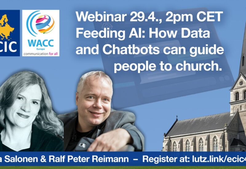 IA e pastorale: webinar ECIC il 29 aprile su come dati e chatbot possono avvicinare le persone alle Chiese